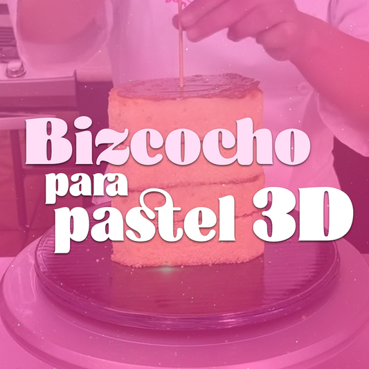 Receta de bizcocho para pastel 3D 🎂